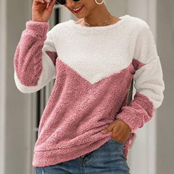 C.C. Boutique Sweaters - NWT Fuzzy Teddy Fleece Oversized Slouchy Sweater